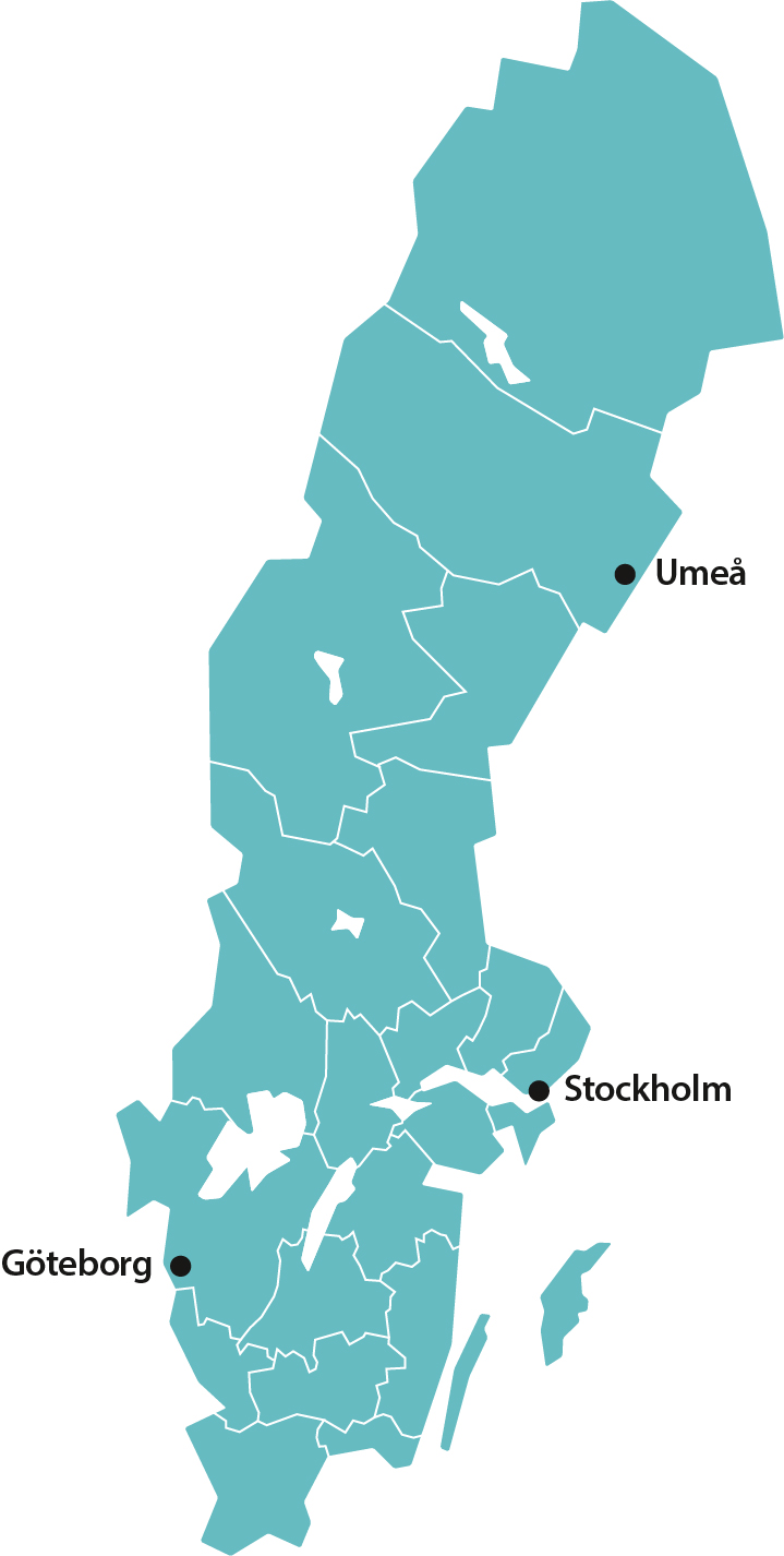 Umeå Karta Sverige | Karta Mellersta